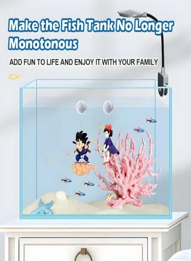 VAYINATO® 2 Pcs Combo - Floating Little Witch & Gugu (Random Color) Aquarium Decorations Landscaping Fish Tank Toy - Cute and Lifelike Ornaments for a Magical Underwater World by Petzlifeworld - Image 3